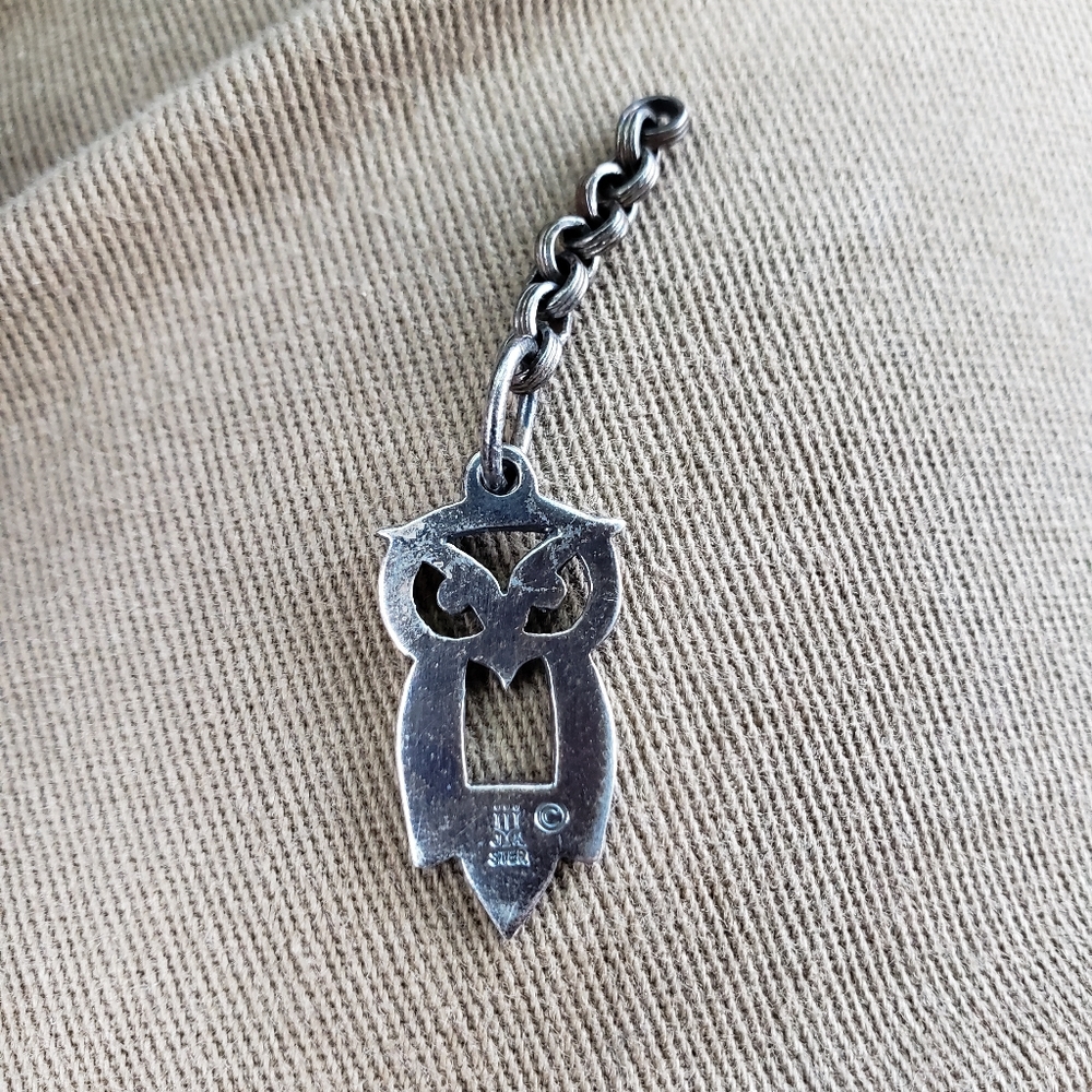 James Avery Owl Charm/ Pendant- Retired